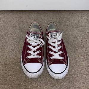 Maroon Converse